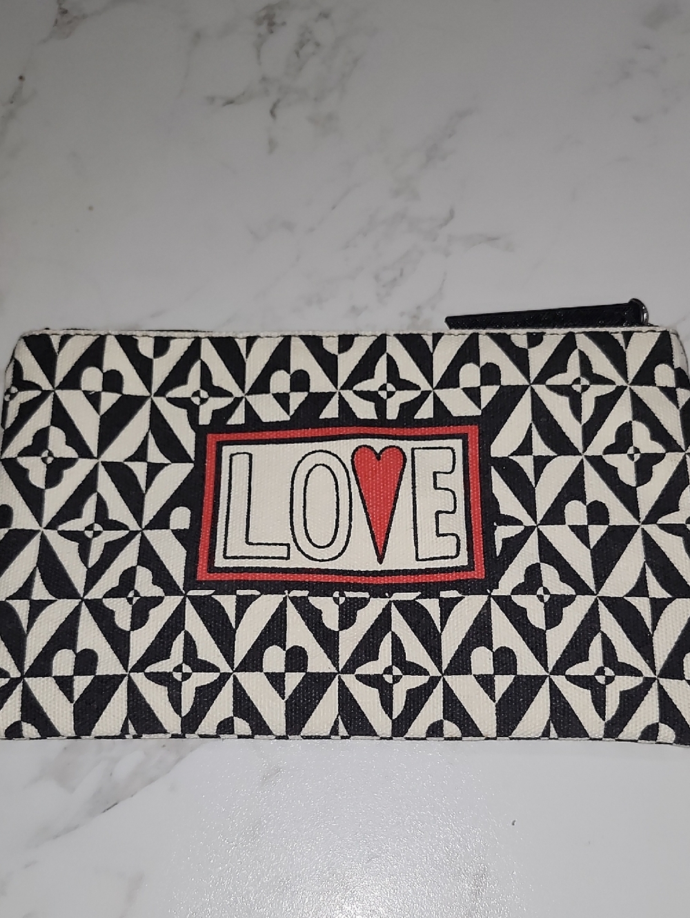 Brighton "Love" Canvas Pouch